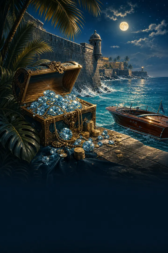 Caribbean Diamonds slot artwork
