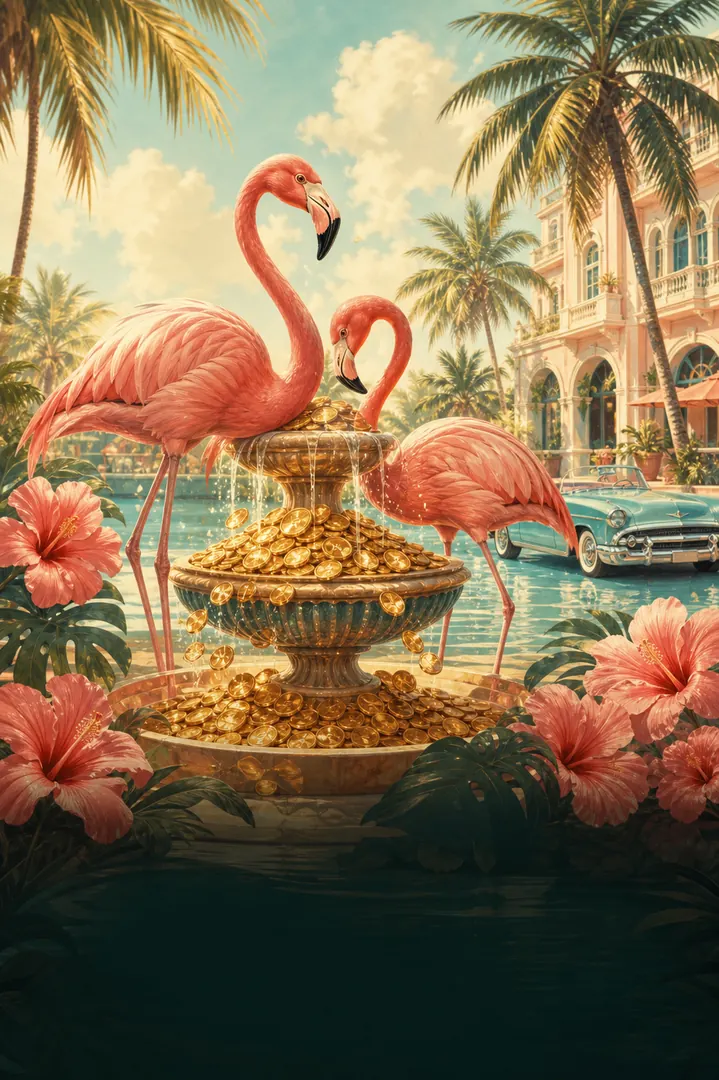 Flamingo Fortune slot artwork