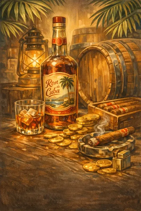Rum and Riches slot artwork